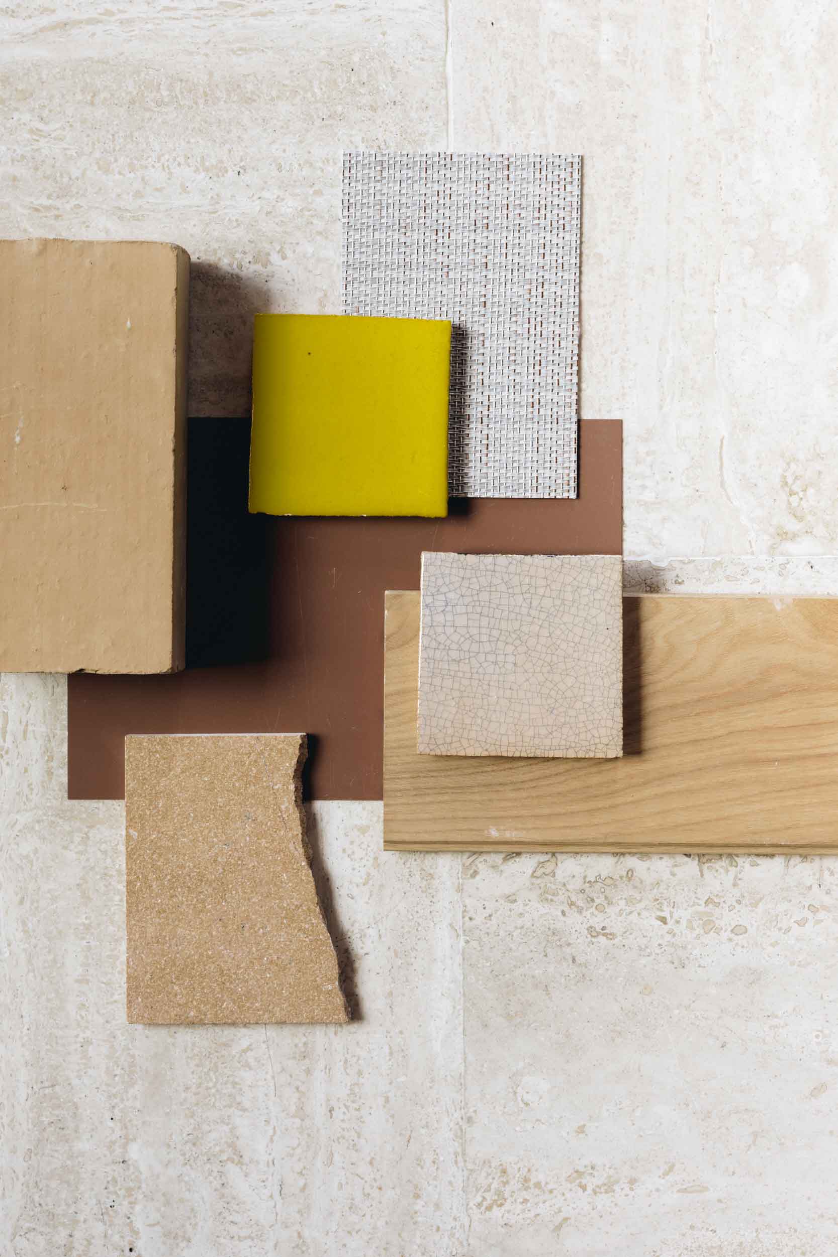 Photographies des matières pour la construction d'une maison ossature bois